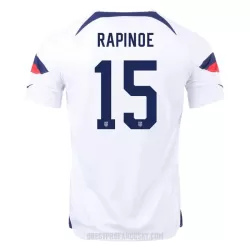 Levné Mužský Fotbalový Dres Spojené Státy Americké RAPINOE 15 Domácí Mistrovství Světa 2022 Levné Mužský Fotbalový Dres Spojené Státy Americké RAPINOE 15 Domácí Mistrovství Světa 2022