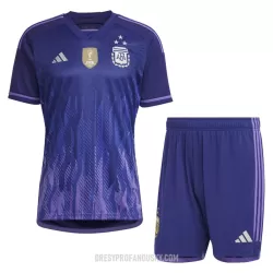 Levné Dětský Fotbalový Dres Argentina 3 Star Venkovní Mistrovství Světa 2022 Levné Dětský Fotbalový Dres Argentina 3 Star Venkovní Mistrovství Světa 2022