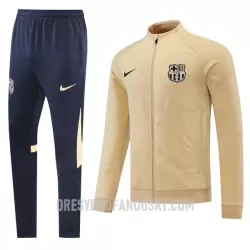 Levné Mužský Barcelona Creamy Tréninkový Mikina Soupravy 2022-23 Žlutá Levné Mužský Barcelona Creamy Tréninkový Mikina Soupravy 2022-23 Žlutá