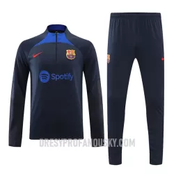 Levné Mužský Barcelona Navy Version Tréninkové teplákové soupravy Čtvrt-Zip 2022-23 Levné Mužský Barcelona Navy Version Tréninkové teplákové soupravy Čtvrt-Zip 2022-23