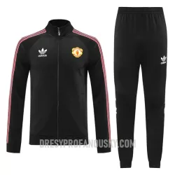 Levné Mužský Manchester United Teplákové Soupravy 2022-23 Černá Levné Mužský Manchester United Teplákové Soupravy 2022-23 Černá