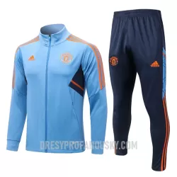 Levné Mužský Manchester United Tréninkový Mikina Soupravy 2022-23 Světle Modrá Levné Mužský Manchester United Tréninkový Mikina Soupravy 2022-23 Světle Modrá