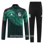 Levné Mužský Mexiko Teplákové Soupravy 2022 Černozelená