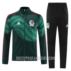 Levné Mužský Mexiko Teplákové Soupravy 2022 Černozelená Levné Mužský Mexiko Teplákové Soupravy 2022 Černozelená