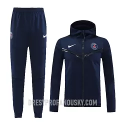 Levné Mužský Paris Saint-Germain Navy Version Tréninkový Bunda Kapucí Soupravy 2022-23 Levné Mužský Paris Saint-Germain Navy Version Tréninkový Bunda Kapucí Soupravy 2022-23