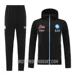 Levné Mužský SSC Neapol Tréninkový Bunda Kapucí Soupravy 2022-23 Černá Levné Mužský SSC Neapol Tréninkový Bunda Kapucí Soupravy 2022-23 Černá