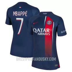 Levné Dámský Fotbalový Dres Paris Saint-Germain Mbappé 7 Domácí 2023-24 Levné Dámský Fotbalový Dres Paris Saint-Germain Mbappé 7 Domácí 2023-24