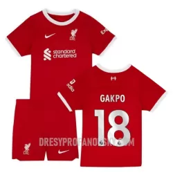 Levné Dětský Fotbalový Dres Liverpool Gakpo 18 Domácí 2023-24 Levné Dětský Fotbalový Dres Liverpool Gakpo 18 Domácí 2023-24