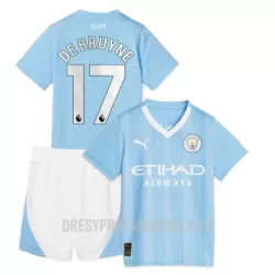Levné Dětský Fotbalový Dres Manchester City De Bruyne 17 Domácí 2023-24 Levné Dětský Fotbalový Dres Manchester City De Bruyne 17 Domácí 2023-24