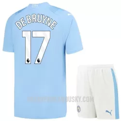 Levné Dětský Fotbalový Dres Manchester City K. De Bruyne 17 Domácí 2023-24 Levné Dětský Fotbalový Dres Manchester City K. De Bruyne 17 Domácí 2023-24