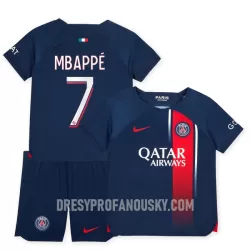 Levné Dětský Fotbalový Dres Paris Saint-Germain Mbappé 7 Domácí 2023-24 Levné Dětský Fotbalový Dres Paris Saint-Germain Mbappé 7 Domácí 2023-24