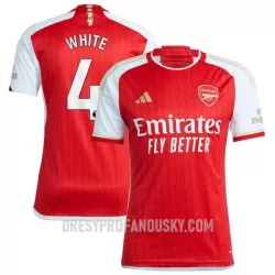 Levné Mužský Fotbalový Dres Arsenal White 4 Domácí 2023-24 Levné Mužský Fotbalový Dres Arsenal White 4 Domácí 2023-24