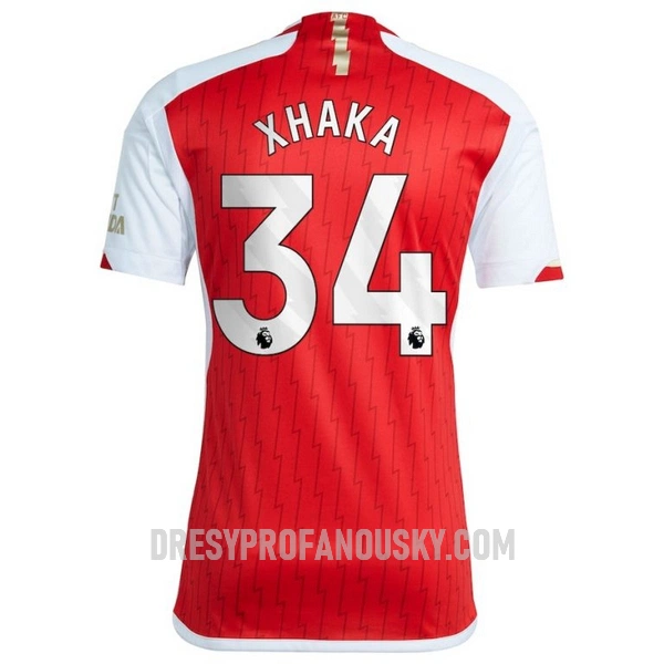 Levné Mužský Fotbalový Dres Arsenal Xhaka 34 Domácí 2023-24