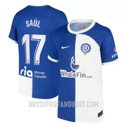 Levné Mužský Fotbalový Dres Atlético Madrid Saul 17 Venkovní 2023-24 Levné Mužský Fotbalový Dres Atlético Madrid Saul 17 Venkovní 2023-24