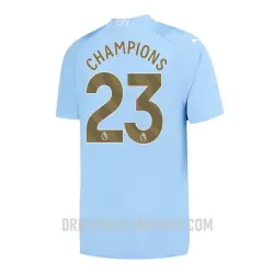 Levné Mužský Fotbalový Dres Manchester City Champions 23 Domácí 2023-24 Levné Mužský Fotbalový Dres Manchester City Champions 23 Domácí 2023-24