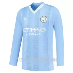 Levné Mužský Fotbalový Dres Manchester City Domácí 2023-24 Dlouhý Rukáv Levné Mužský Fotbalový Dres Manchester City Domácí 2023-24 Dlouhý Rukáv