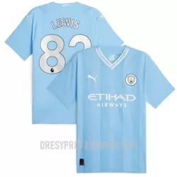 Levné Mužský Fotbalový Dres Manchester City Lewis 82 Domácí 2023-24 Levné Mužský Fotbalový Dres Manchester City Lewis 82 Domácí 2023-24