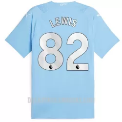 Levné Mužský Fotbalový Dres Manchester City Lewis 82 Domácí 2023-24