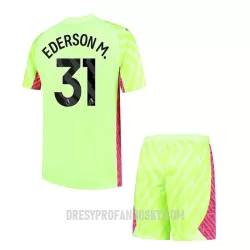 Levné Dětský Fotbalový Dres Manchester City Ederson Brankářské Alternativní 2023-24 Levné Dětský Fotbalový Dres Manchester City Ederson Brankářské Alternativní 2023-24