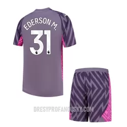 Levné Dětský Fotbalový Dres Manchester City Ederson Venkovní Brankářské 2023-24 Levné Dětský Fotbalový Dres Manchester City Ederson Venkovní Brankářské 2023-24