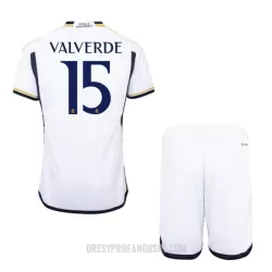 Levné Dětský Fotbalový Dres Real Madrid Valverde 15 Domácí 2023-24 Levné Dětský Fotbalový Dres Real Madrid Valverde 15 Domácí 2023-24