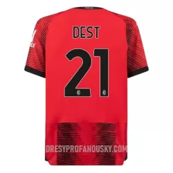 Levné Mužský Fotbalový Dres AC Milán Dest 21 Domácí 2023-24 Levné Mužský Fotbalový Dres AC Milán Dest 21 Domácí 2023-24