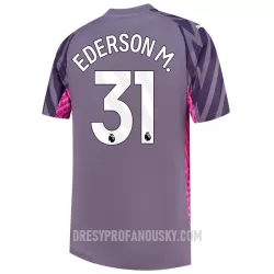 Levné Mužský Fotbalový Dres Manchester City Ederson Venkovní Brankářské 2023-24 Levné Mužský Fotbalový Dres Manchester City Ederson Venkovní Brankářské 2023-24