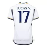 Levné Mužský Fotbalový Dres Real Madrid Lucas V. 17 Domácí 2023-24
