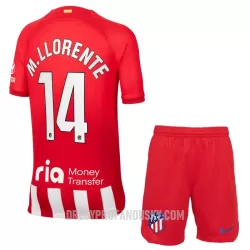 Levné Dětský Fotbalový Dres Atlético Madrid M. Llorente 14 Domácí 2023-24 Levné Dětský Fotbalový Dres Atlético Madrid M. Llorente 14 Domácí 2023-24