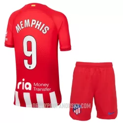 Levné Dětský Fotbalový Dres Atlético Madrid Memphis 9 Domácí 2023-24 Levné Dětský Fotbalový Dres Atlético Madrid Memphis 9 Domácí 2023-24