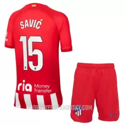 Levné Dětský Fotbalový Dres Atlético Madrid Savic 15 Domácí 2023-24 Levné Dětský Fotbalový Dres Atlético Madrid Savic 15 Domácí 2023-24