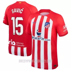 Levné Mužský Fotbalový Dres Atlético Madrid Savic 15 Domácí 2023-24 Levné Mužský Fotbalový Dres Atlético Madrid Savic 15 Domácí 2023-24