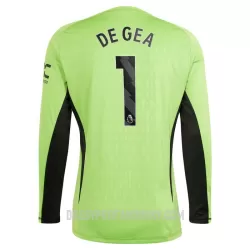 Levné Dětský Fotbalový Dres Manchester United De Gea 1 Brankářské Domácí 2023-24 Dlouhý Rukáv