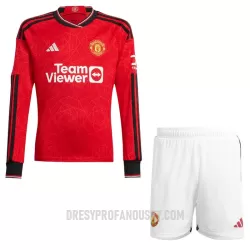 Levné Dětský Fotbalový Dres Manchester United Domácí 2023-24 Dlouhý Rukáv Levné Dětský Fotbalový Dres Manchester United Domácí 2023-24 Dlouhý Rukáv