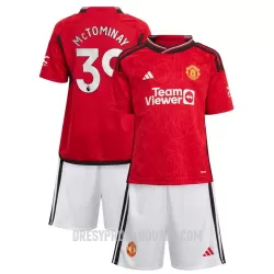 Levné Dětský Fotbalový Dres Manchester United McTominay 39 Domácí 2023-24 Levné Dětský Fotbalový Dres Manchester United McTominay 39 Domácí 2023-24