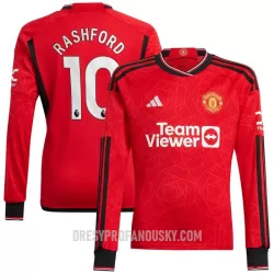 Levné Mužský Fotbalový Dres Manchester United Rashford 10 Domácí 2023-24 Dlouhý Rukáv Levné Mužský Fotbalový Dres Manchester United Rashford 10 Domácí 2023-24 Dlouhý Rukáv