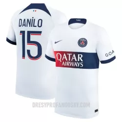 Levné Mužský Fotbalový Dres Paris Saint-Germain Danilo 15 Venkovní 2023-24