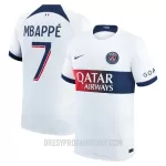 Levné Mužský Fotbalový Dres Paris Saint-Germain Mbappé 7 Venkovní 2023-24