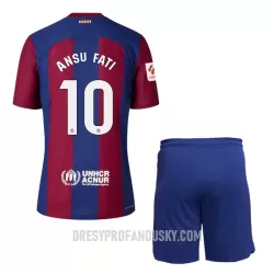Levné Dětský Fotbalový Dres FC Barcelona Ansu Fati 10 Domácí 2023-24 Levné Dětský Fotbalový Dres FC Barcelona Ansu Fati 10 Domácí 2023-24