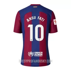 Levné Dětský Fotbalový Dres FC Barcelona Ansu Fati 10 Domácí 2023-24