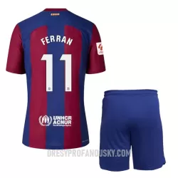 Levné Dětský Fotbalový Dres FC Barcelona Ferran 11 Domácí 2023-24 Levné Dětský Fotbalový Dres FC Barcelona Ferran 11 Domácí 2023-24