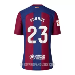 Levné Dětský Fotbalový Dres FC Barcelona Kounde 23 Domácí 2023-24