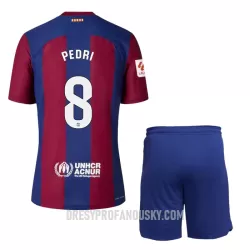 Levné Dětský Fotbalový Dres FC Barcelona Pedri 8 Domácí 2023-24 Levné Dětský Fotbalový Dres FC Barcelona Pedri 8 Domácí 2023-24