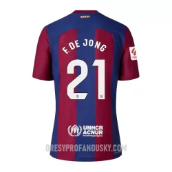 Levné Mužský Fotbalový Dres FC Barcelona Frenkie de Jong 21 Domácí 2023-24 Levné Mužský Fotbalový Dres FC Barcelona Frenkie de Jong 21 Domácí 2023-24