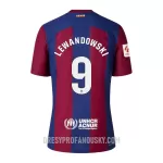 Levné Mužský Fotbalový Dres FC Barcelona Lewandowski 9 Domácí 2023-24