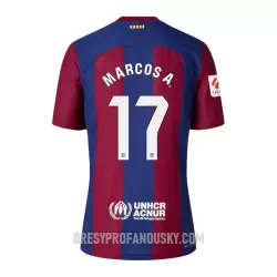 Levné Mužský Fotbalový Dres FC Barcelona Marcos A. 17 Domácí 2023-24 Levné Mužský Fotbalový Dres FC Barcelona Marcos A. 17 Domácí 2023-24