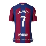 Levné Mužský Fotbalový Dres FC Barcelona O. Dembele 7 Domácí 2023-24
