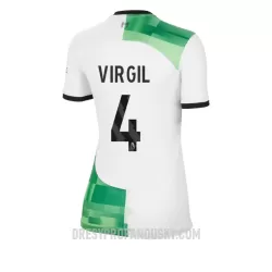 Levné Dámský Fotbalový Dres Liverpool Virgil 4 Venkovní 2023-24 Levné Dámský Fotbalový Dres Liverpool Virgil 4 Venkovní 2023-24