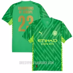Levné Mužský Fotbalový Dres Manchester City Champions of Europe Brankářské Domácí 2023-24 Levné Mužský Fotbalový Dres Manchester City Champions of Europe Brankářské Domácí 2023-24