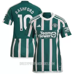 Levné Dámský Fotbalový Dres Manchester United Rashford 10 Venkovní 2023-24 Levné Dámský Fotbalový Dres Manchester United Rashford 10 Venkovní 2023-24